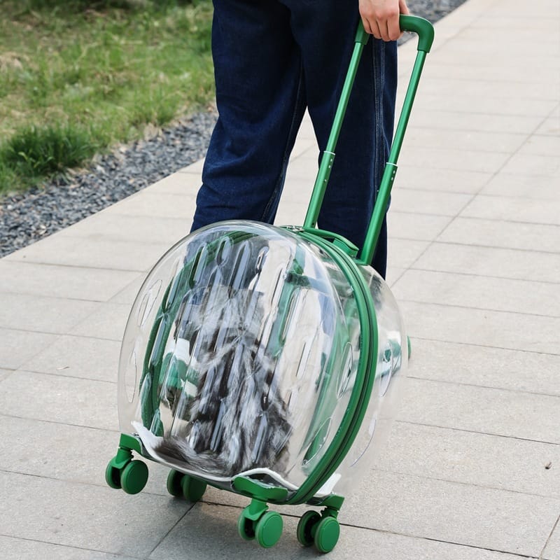 MewGo pet trolley carrier with telescopic handle