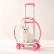 MewGo pink pet trolley carrier